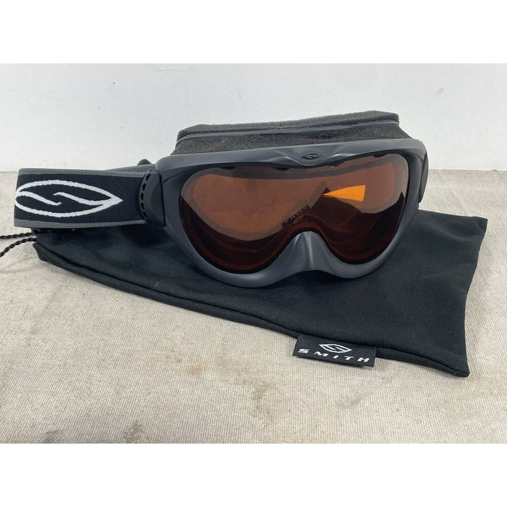 Smith Goggles Black With Cover Sleeve